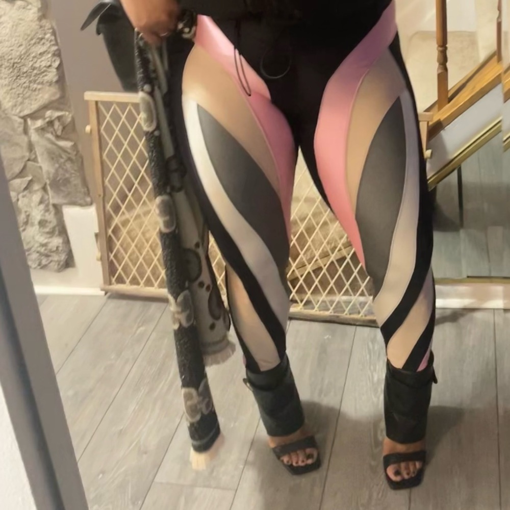 Mugler Skinny Leg Pants